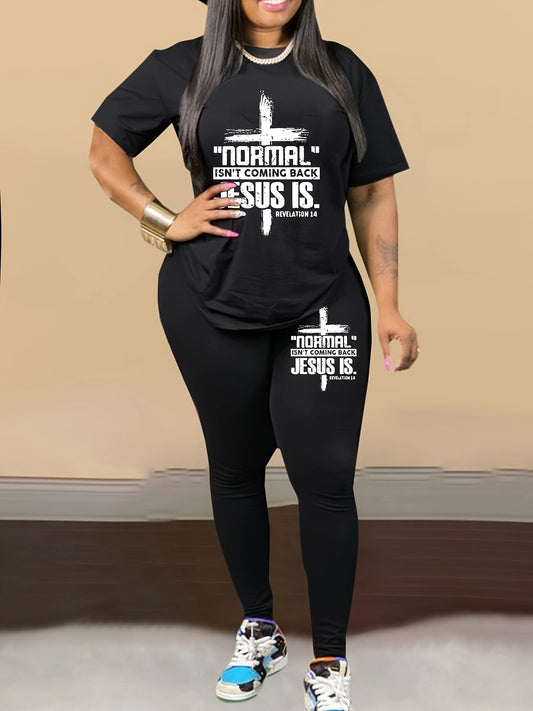 Normal Isn't Coming Back Jesus Is Women's Christian Casual Outfit claimedbygoddesigns