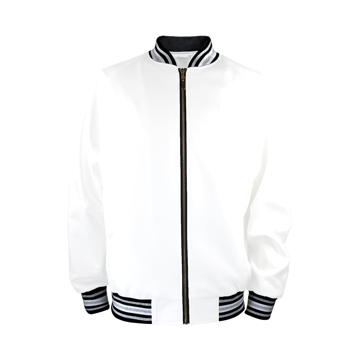 Lifetime Member Men's Christian Striped Trim Bomber Jacket