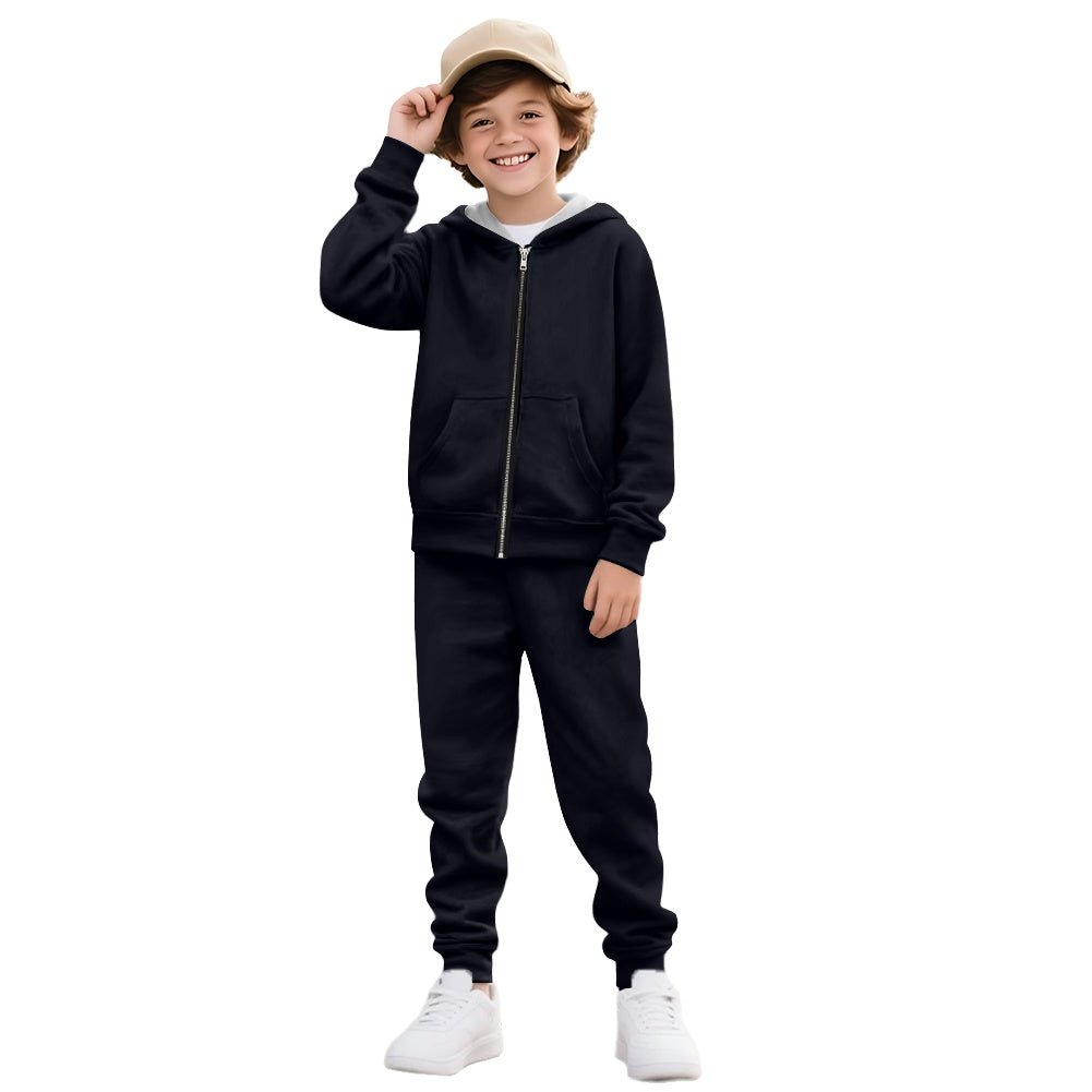 Walking In His Love Youth Christian Zippered Sportswear Outfit - ClaimedbyGodDesigns