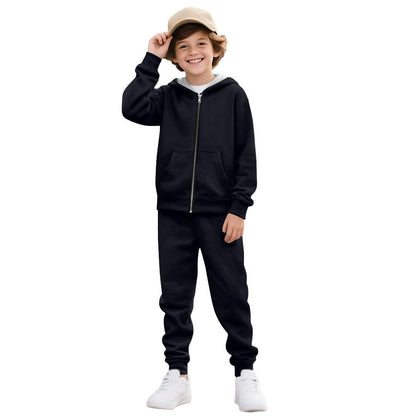 Walking In His Love Youth Christian Zippered Sportswear Outfit - ClaimedbyGodDesigns