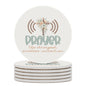 Prayer Christian Round Ceramic Coaster - ClaimedbyGodDesigns