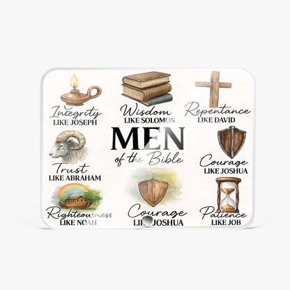 Men Of The Bible Christian Acrylic Plaque with Stand - Rectangle - ClaimedbyGodDesigns