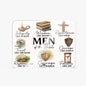 Men Of The Bible Christian Acrylic Plaque with Stand - Rectangle - ClaimedbyGodDesigns