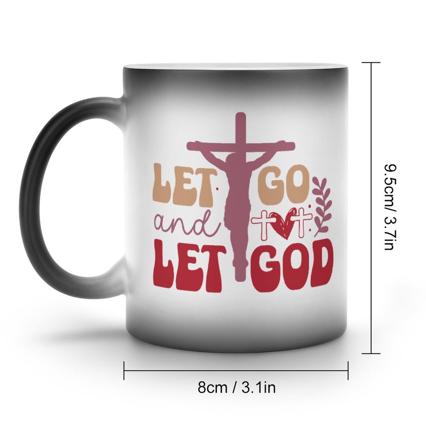 Let Go And Let Go Christian Color Changing Mug (Dual-sided)