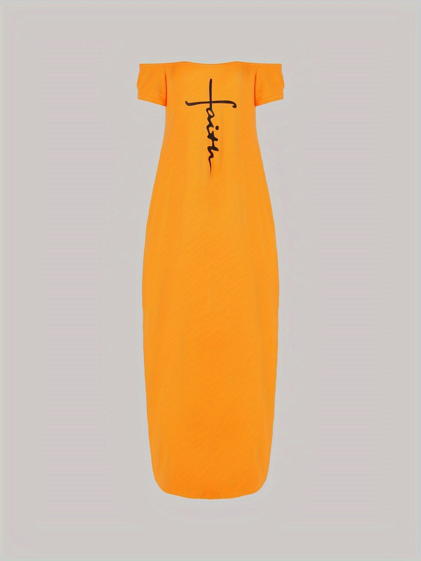 Faith (off shoulder) Women's Christian Casual Dress claimedbygoddesigns
