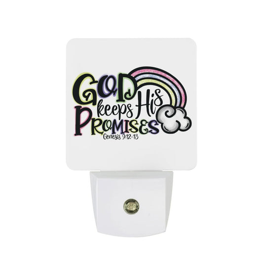 He Keeps His Promises Christian Night Light For Kids - ClaimedbyGodDesigns