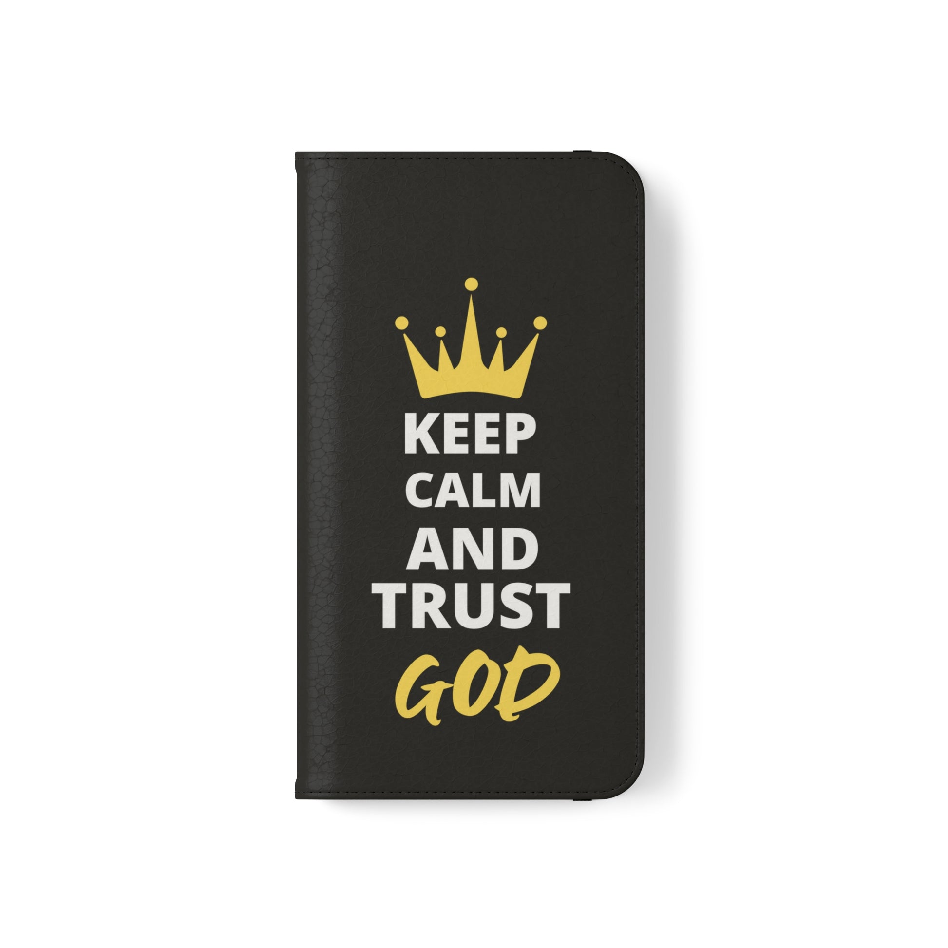 Keep Calm And Trust God Christian Phone Flip Cases Printify