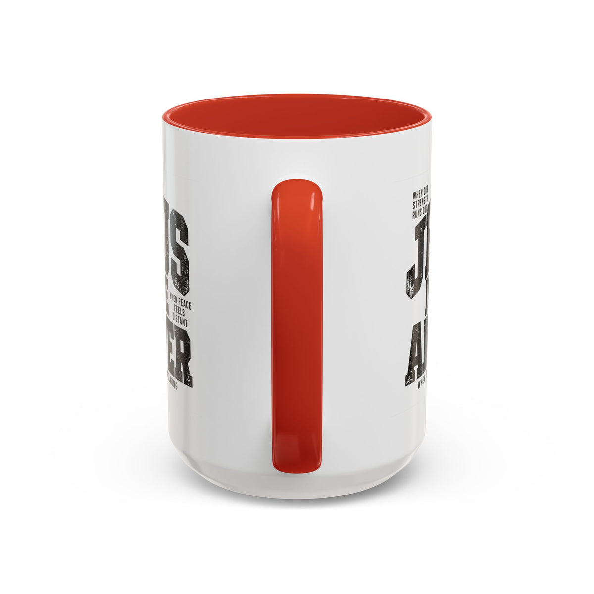 Jesus Is the Answer Christian Coffee Mug | Matthew 11:28
