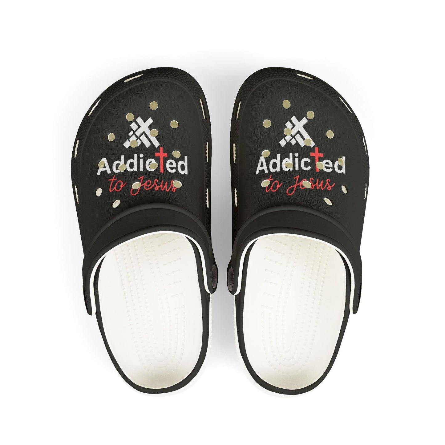 Kid's EVA Foam Clogs - Addicted To Jesus Design