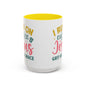 Inspirational Coffee Accent Mug - "I Run on Coffee & " - Perfect Gift for Faith & Coffee Lovers