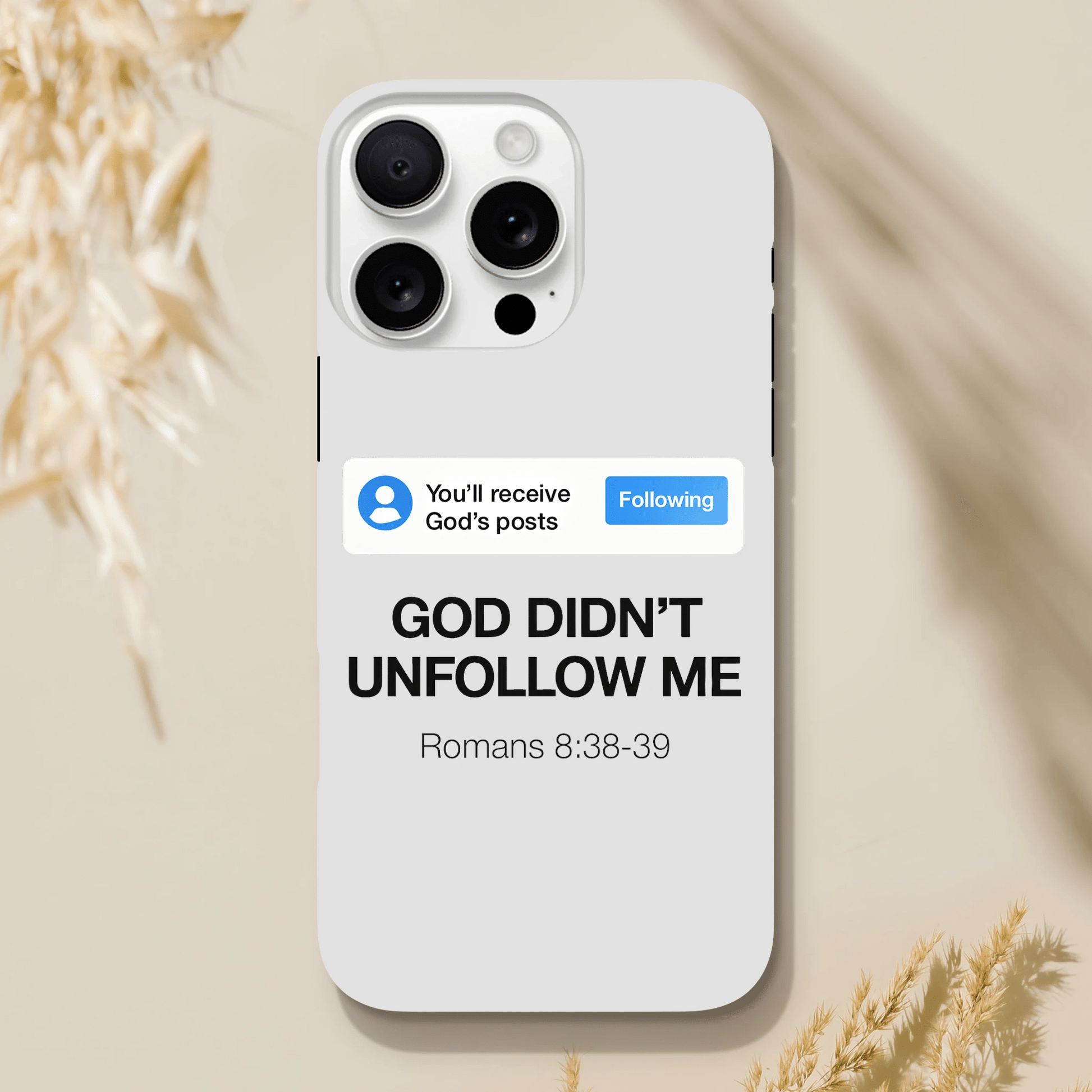 He Didn’t Unfollow Me Christian Iphone Tough case - ClaimedbyGodDesigns