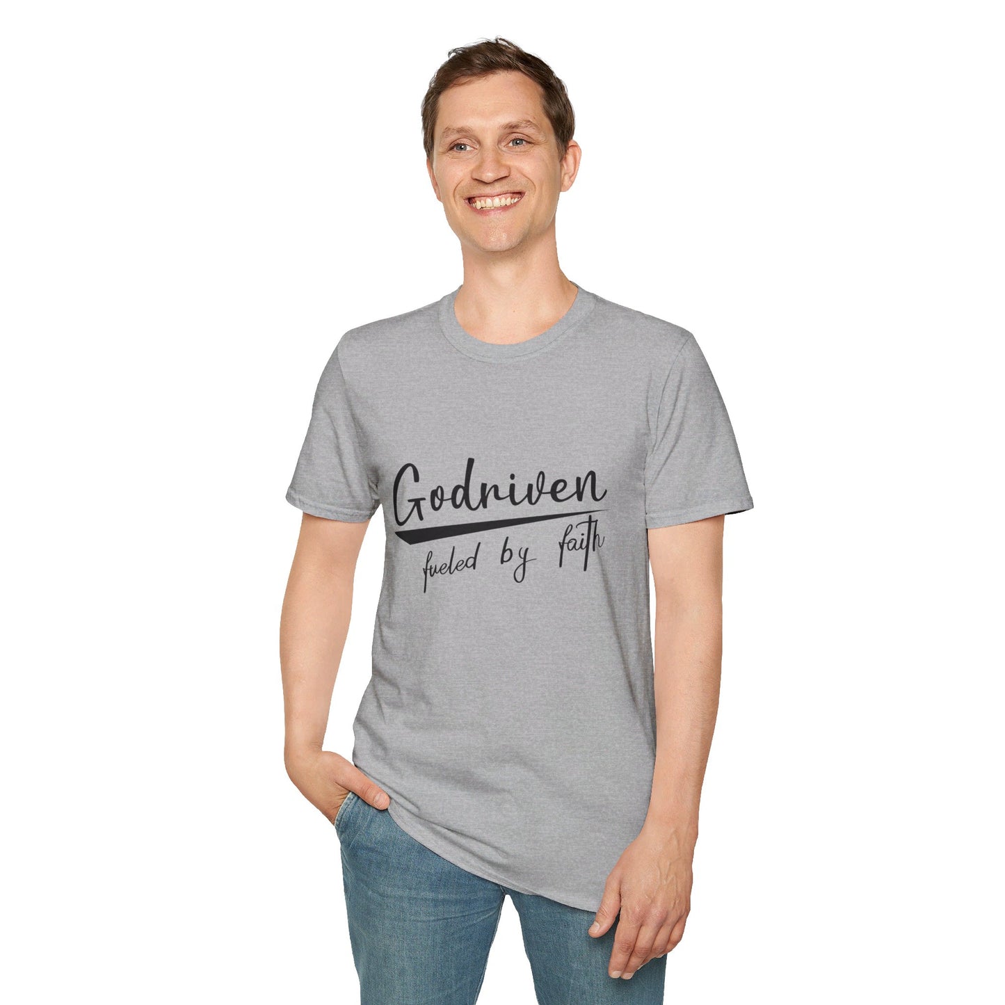 Godriven Fueled By Faith Unisex Christian T-shirt