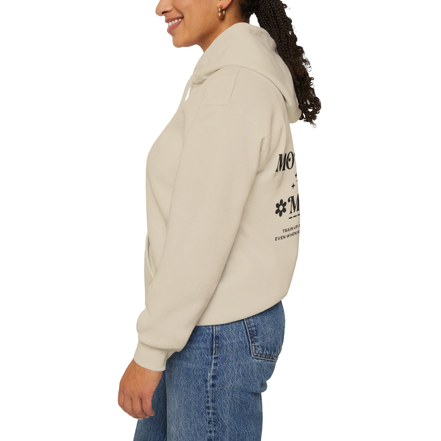 Proverbs 22:6 Motherhood Is My Ministry Women's Christian Hooded Pullover Sweatshirt