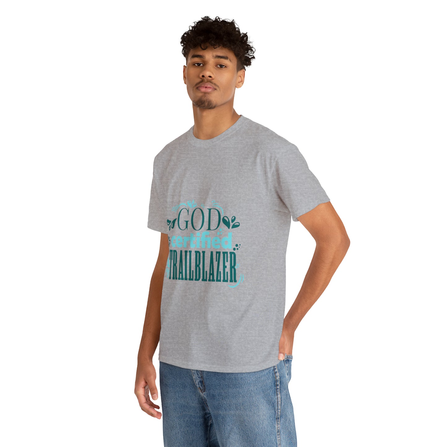 God Certified Trailblazer Unisex Heavy Cotton Tee