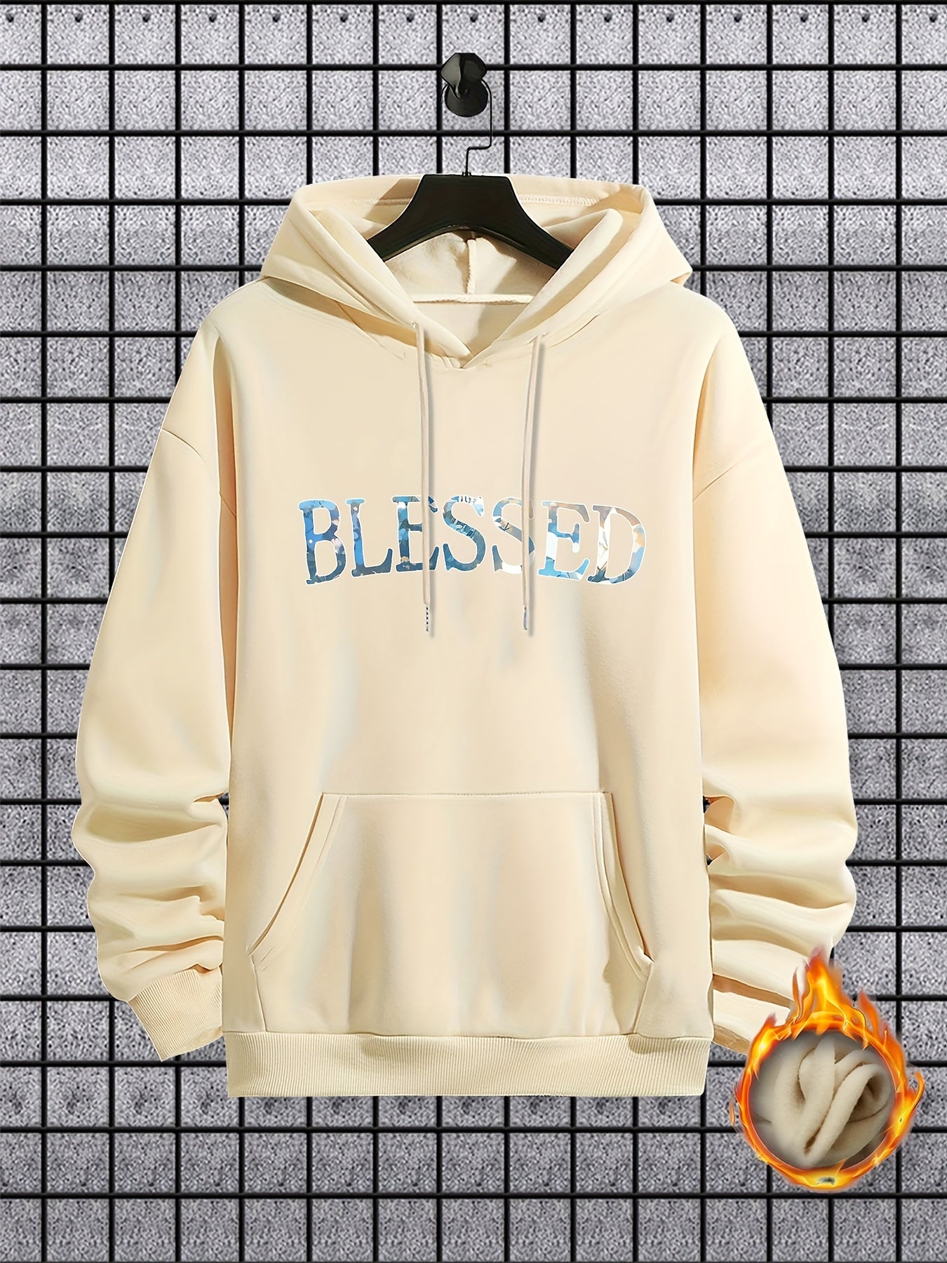 Blessed Men's Christian Pullover Hooded Sweatshirt claimedbygoddesigns