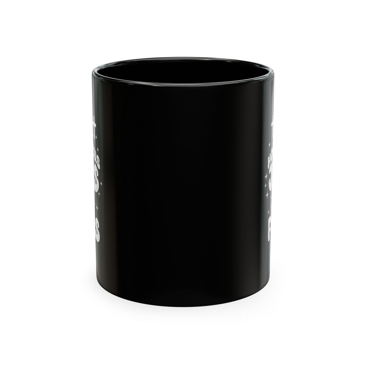 Halloween Mug - "No Hocus Pocus, Jesus Is My Focus" Christian Ceramic Coffee Cup