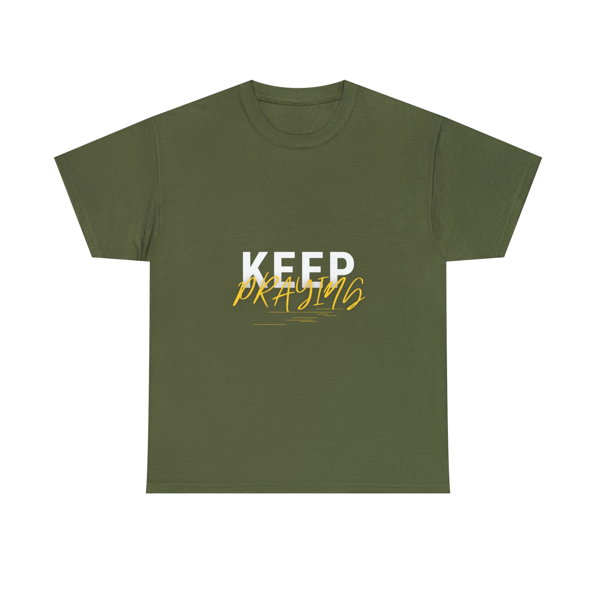 Keep Praying Unisex Heavy Cotton Tee Printify