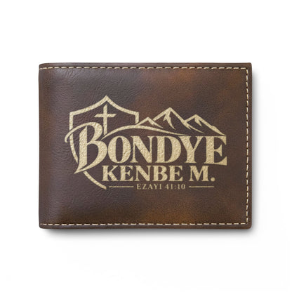 Bondye Kenbe M. Kreyòl Christian RFID wallet, view 6