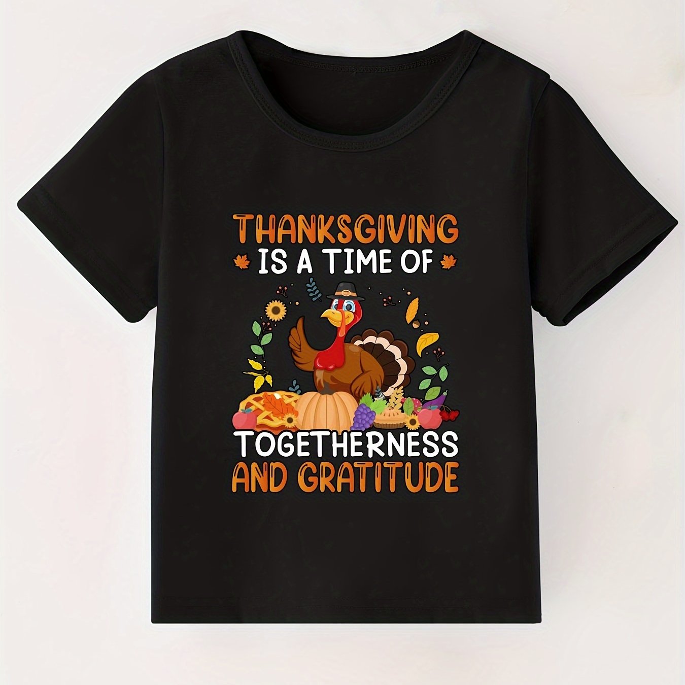 Thanksgiving Is A Time Of Togetherness And Gratitude Youth Christian T-shirt claimedbygoddesigns