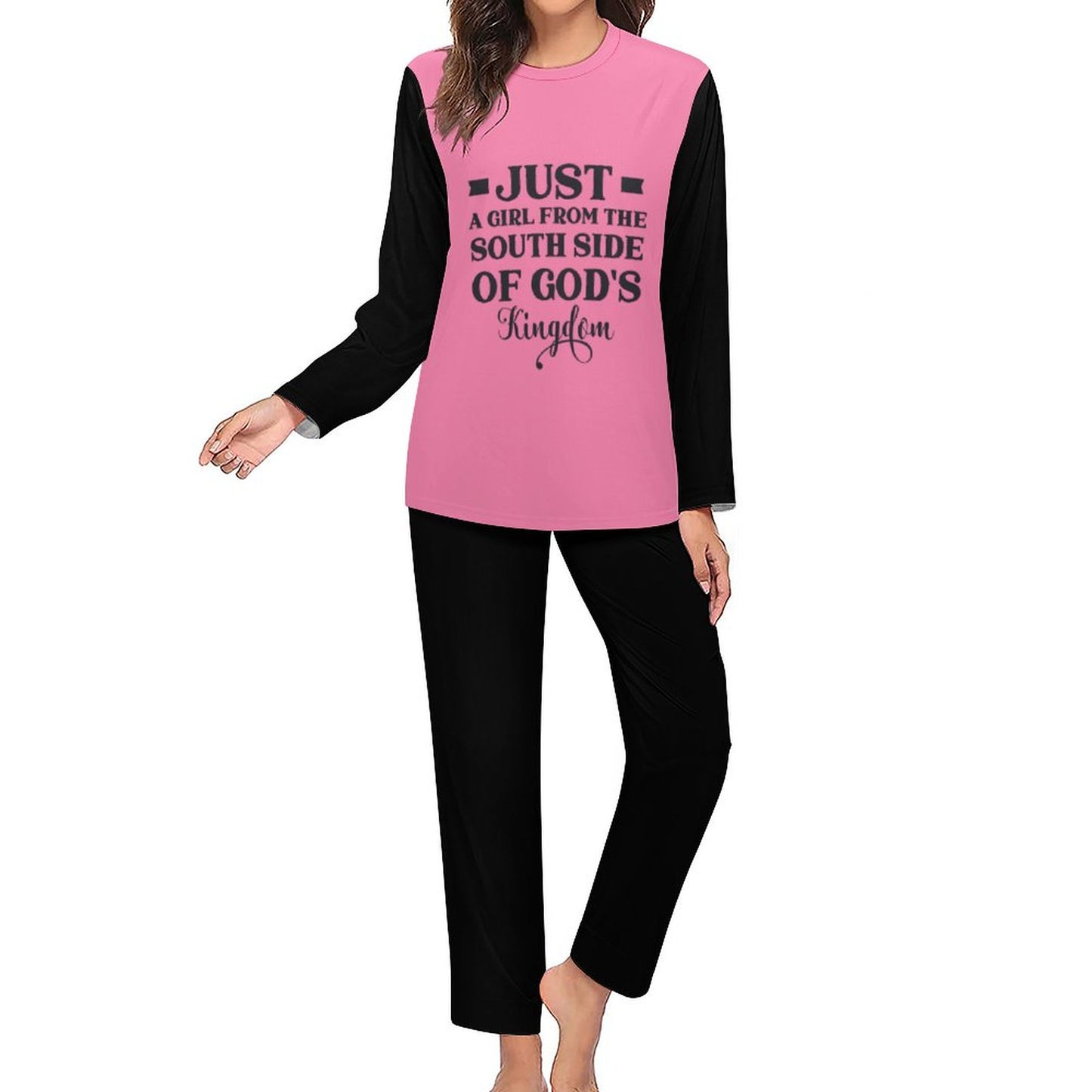 Just A Girl From The South Side Of God's Kingdom Women's Christian Pajamas