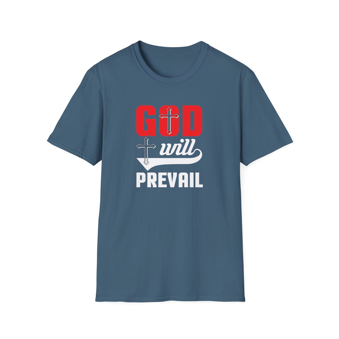 God Will Prevail Christian Unisex T-shirt