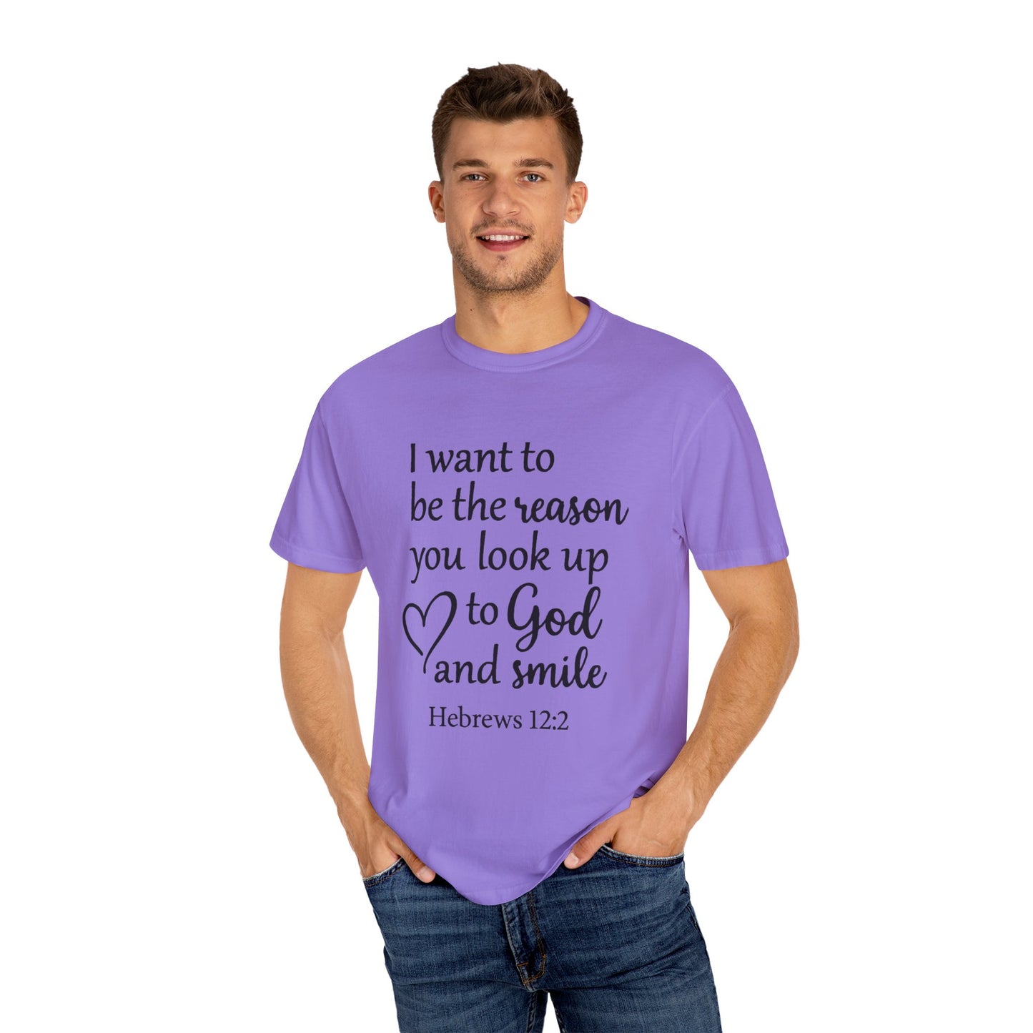 Inspirational Unisex T-Shirt - Smile, Faith - Based Apparel, Religious Gift, Christian Tee, Motivational Shirt, Everyday Wear - ClaimedbyGodDesigns