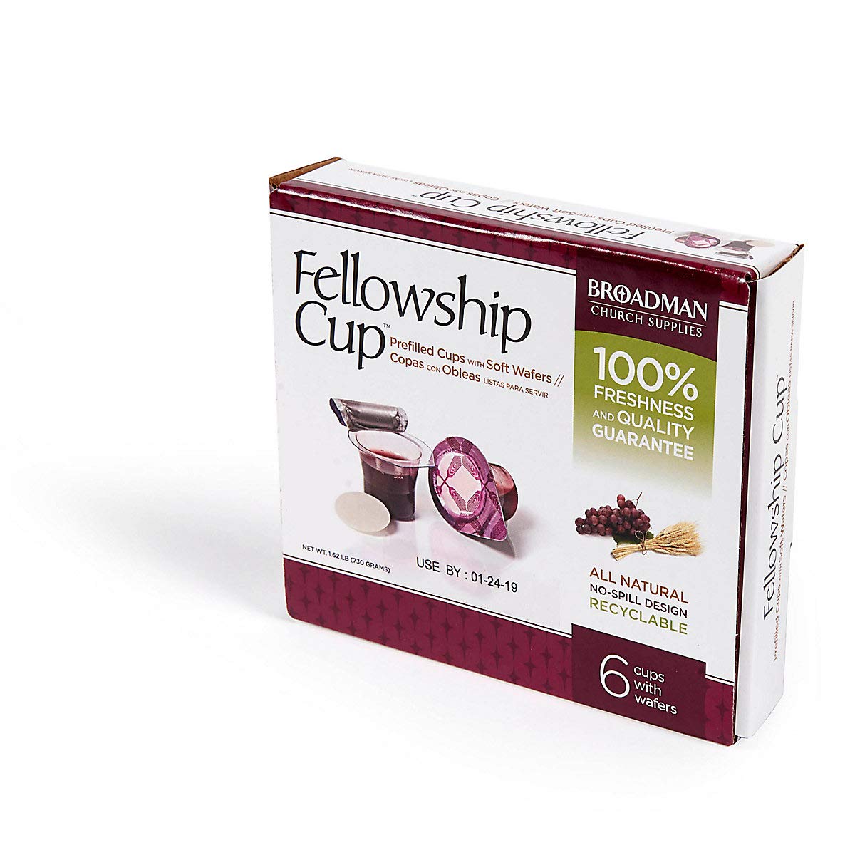 250 Count Prefilled Communion Fellowship Cups with Juice and Wafer claimedbygoddesigns