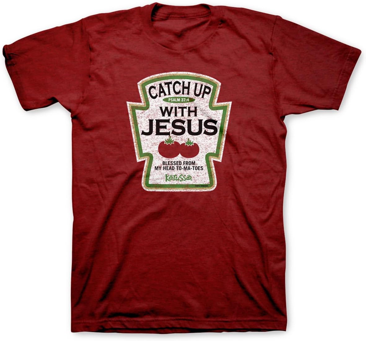 Catch Up with Jesus Funny Unisex Christian T-shirt claimedbygoddesigns