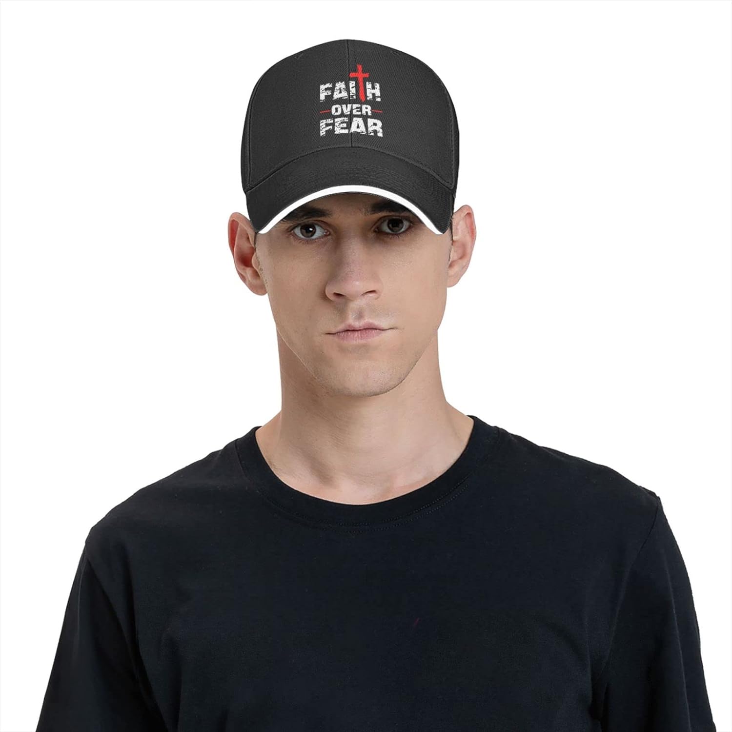 Faith Over Fear Christian Hat claimedbygoddesigns