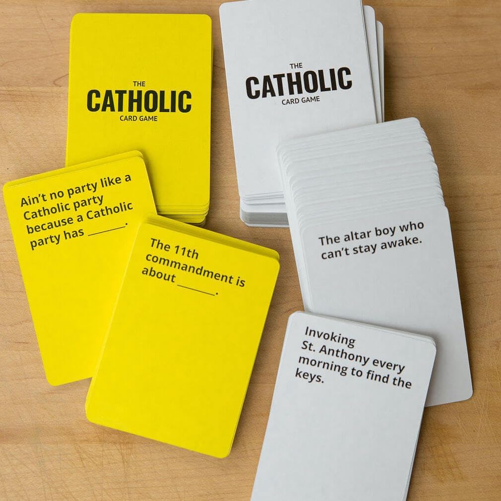 The Catholic Christian Card Game by Board Catholic claimedbygoddesigns