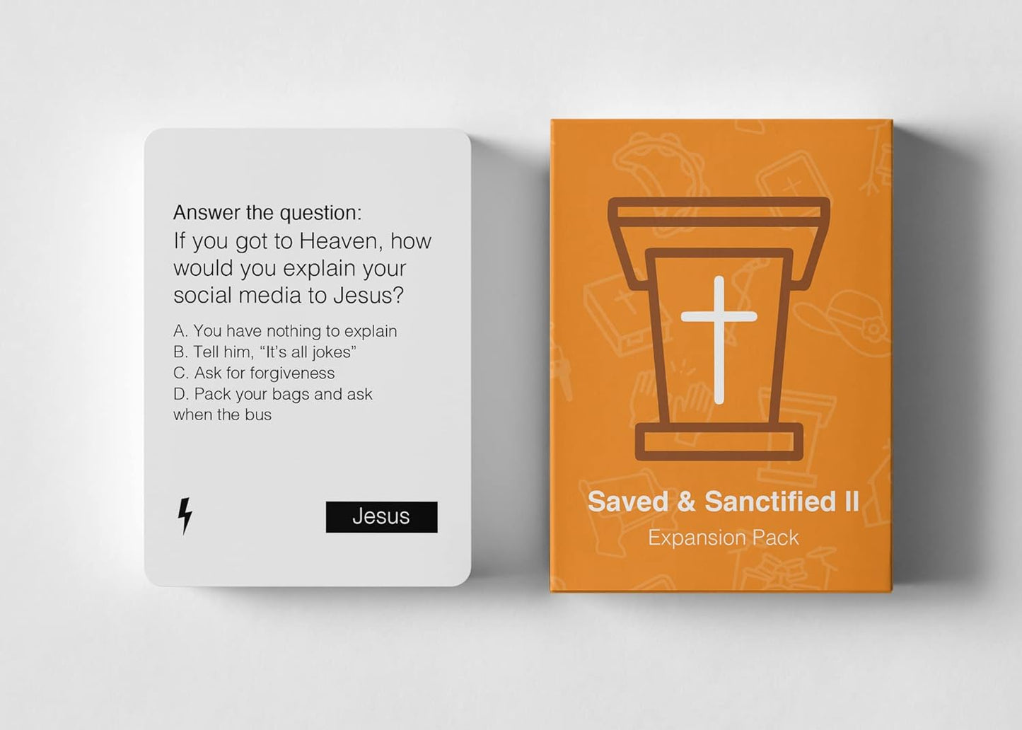 Black Card Revoked: Saved & Sanctified 2 Expansion Pack | Celebrate The Black Church with This Laugh Out Loud Card Game | Fun for The Entire Family | Enjoy at Your Next Event claimedbygoddesigns