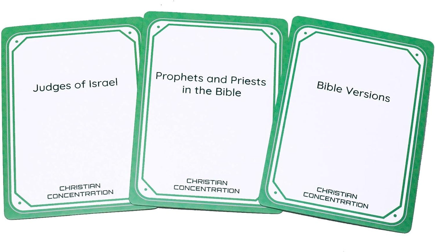 Christian Concentration: A Fast Paced Christian Party Game claimedbygoddesigns