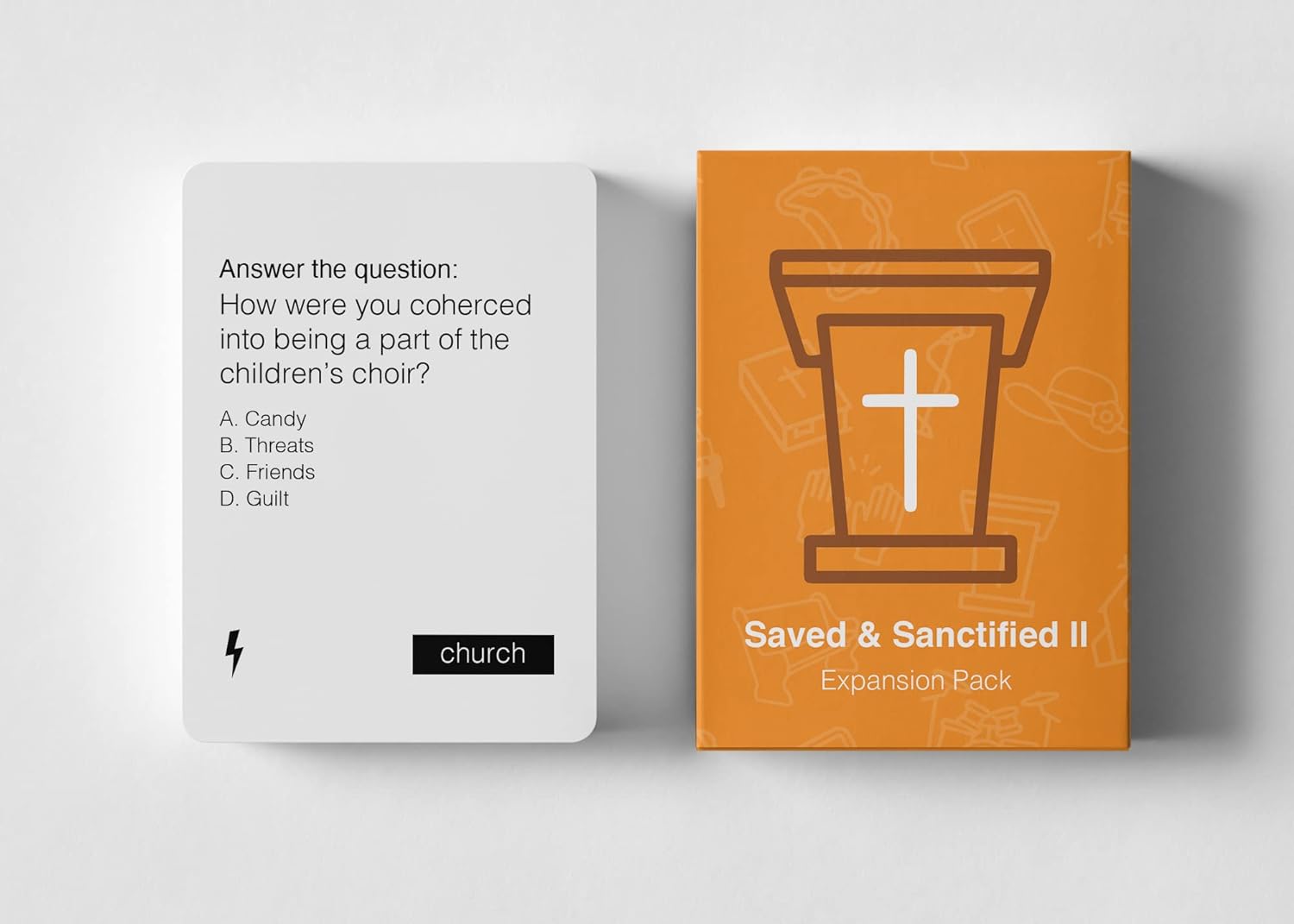 Black Card Revoked: Saved & Sanctified 2 Expansion Pack | Celebrate The Black Church with This Laugh Out Loud Card Game | Fun for The Entire Family | Enjoy at Your Next Event claimedbygoddesigns