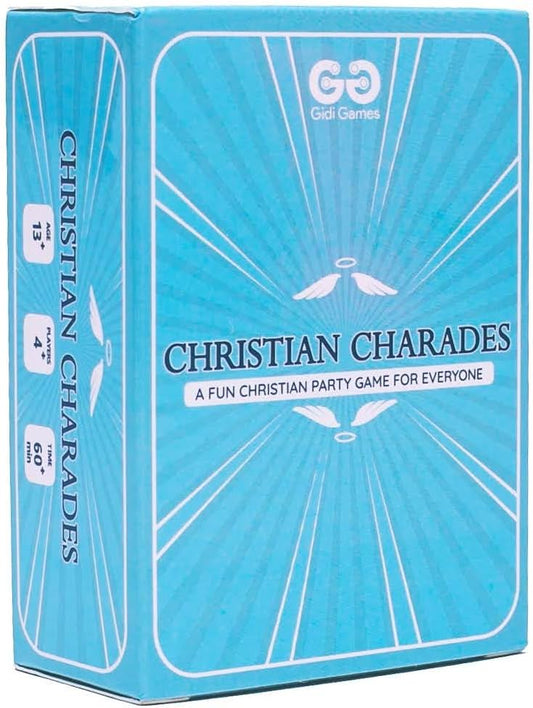 Christian Charades - The Game of Guessing Charades Words about God, Christianity and the Bible as a Whole. claimedbygoddesigns