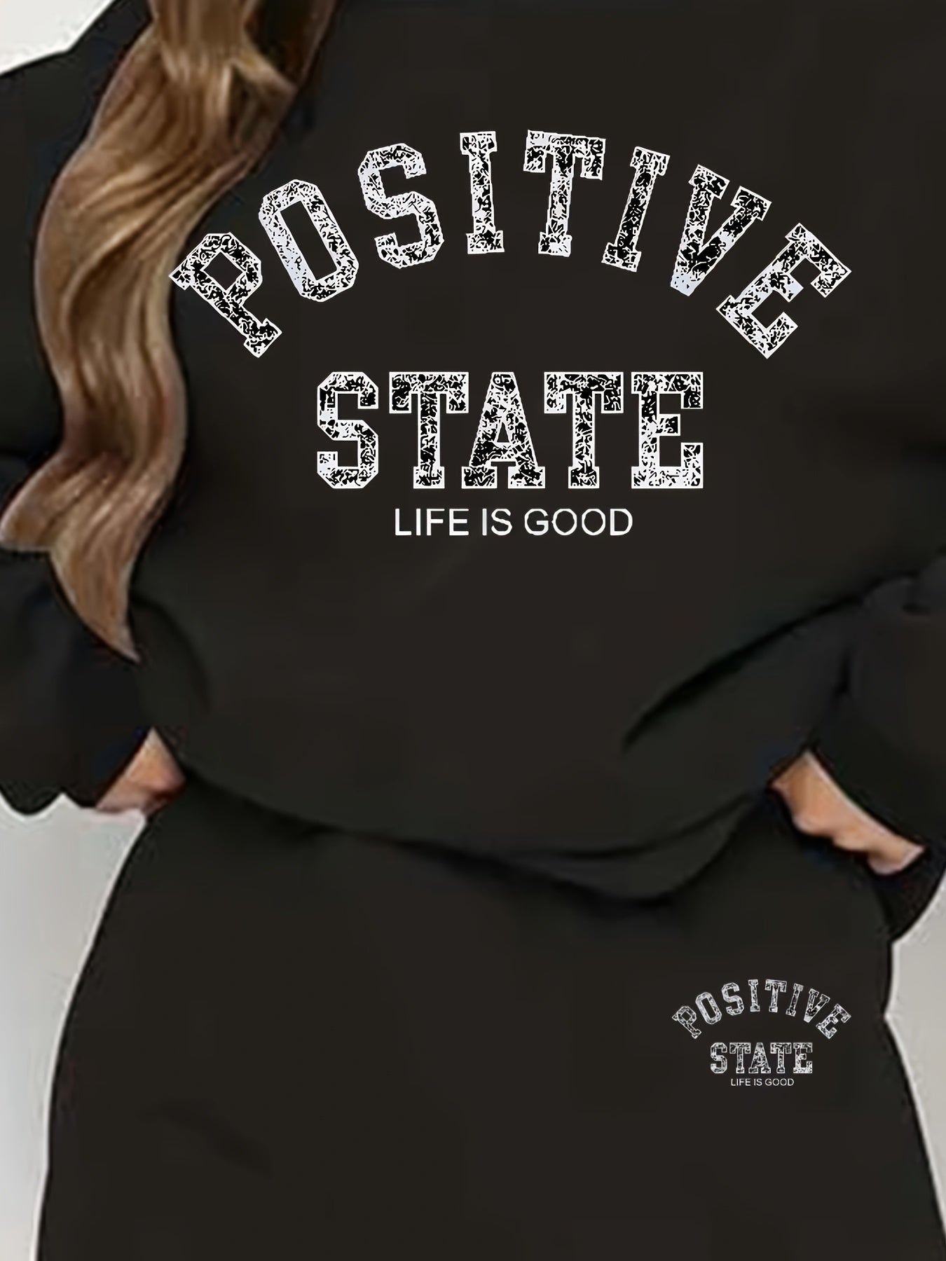 Positive State Life Is Good Women's Christian Casual Outfit claimedbygoddesigns