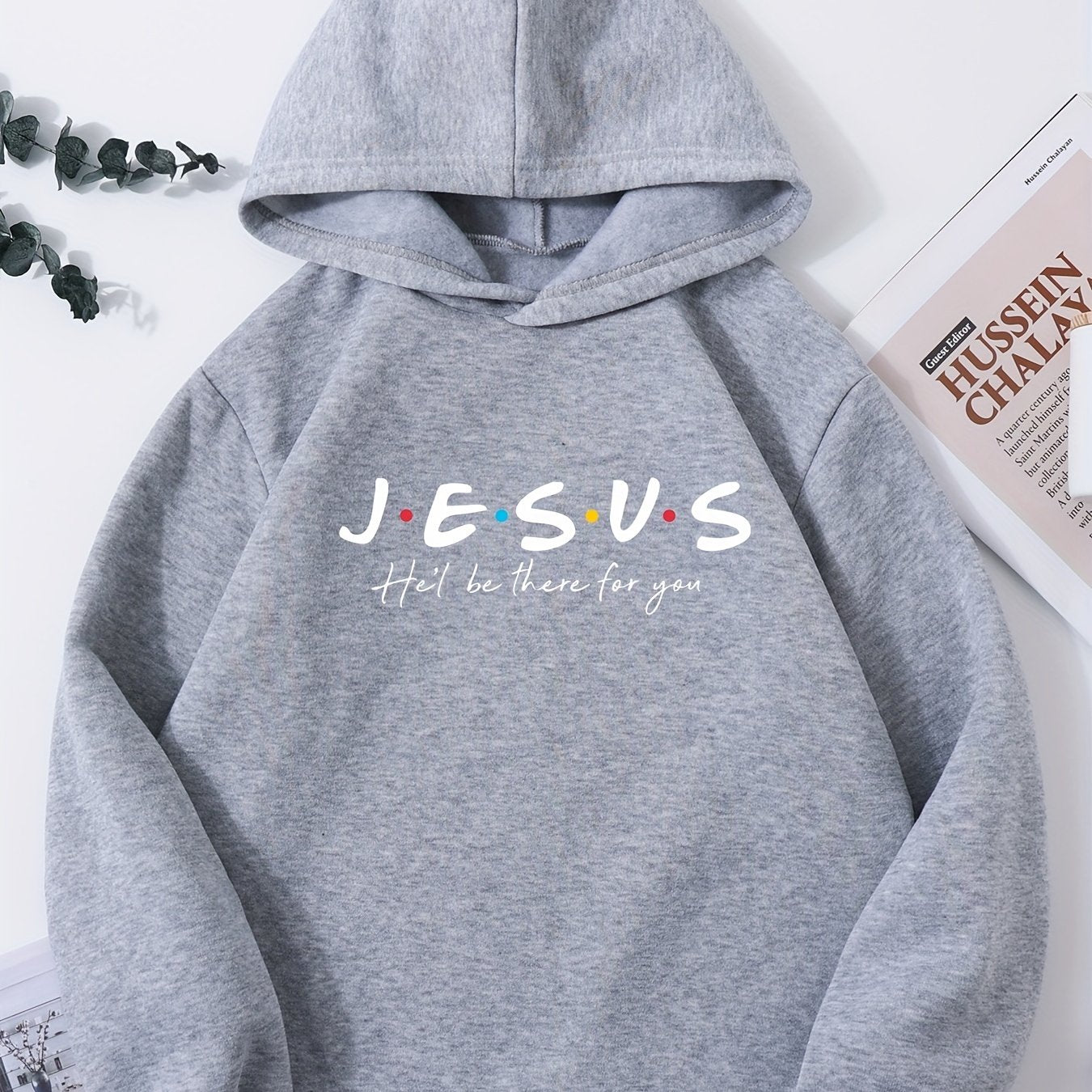 Jesus He'll Be There For You Youth Christian Pullover Hooded Sweatshirt claimedbygoddesigns