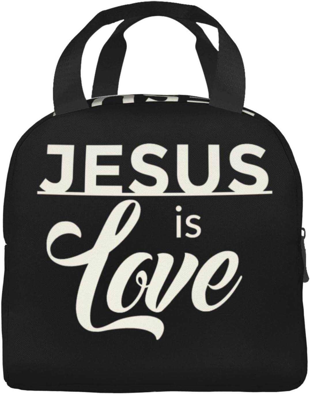 Jesus Is Love Christian Lunch Bag claimedbygoddesigns