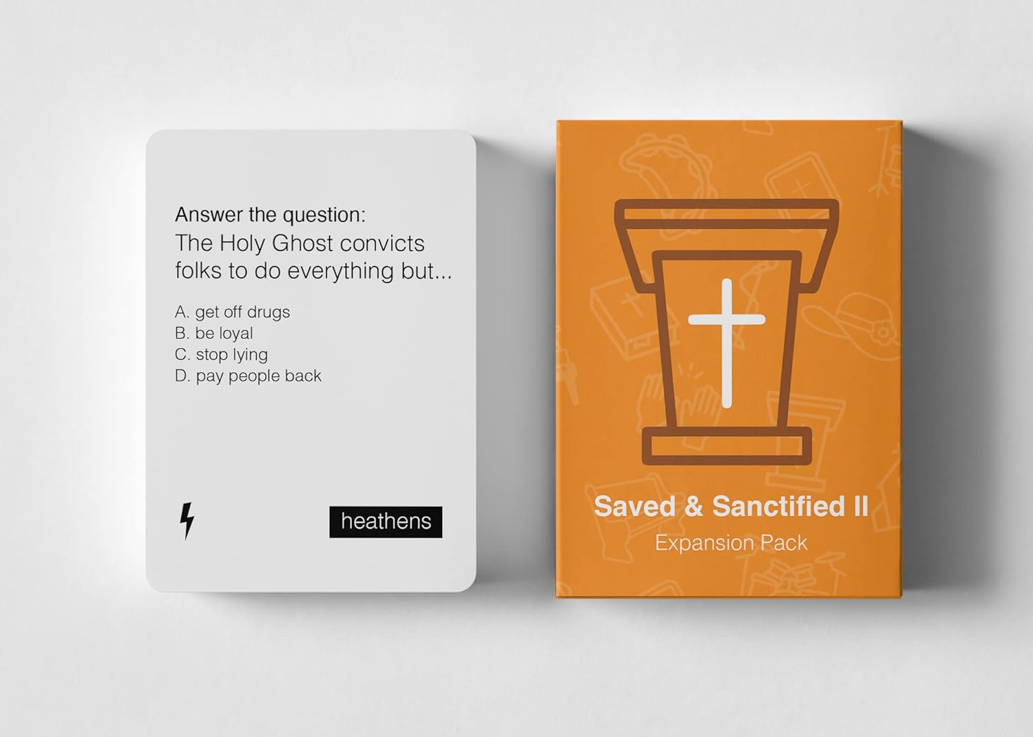 Black Card Revoked: Saved & Sanctified 2 Expansion Pack | Celebrate The Black Church with This Laugh Out Loud Card Game | Fun for The Entire Family | Enjoy at Your Next Event claimedbygoddesigns