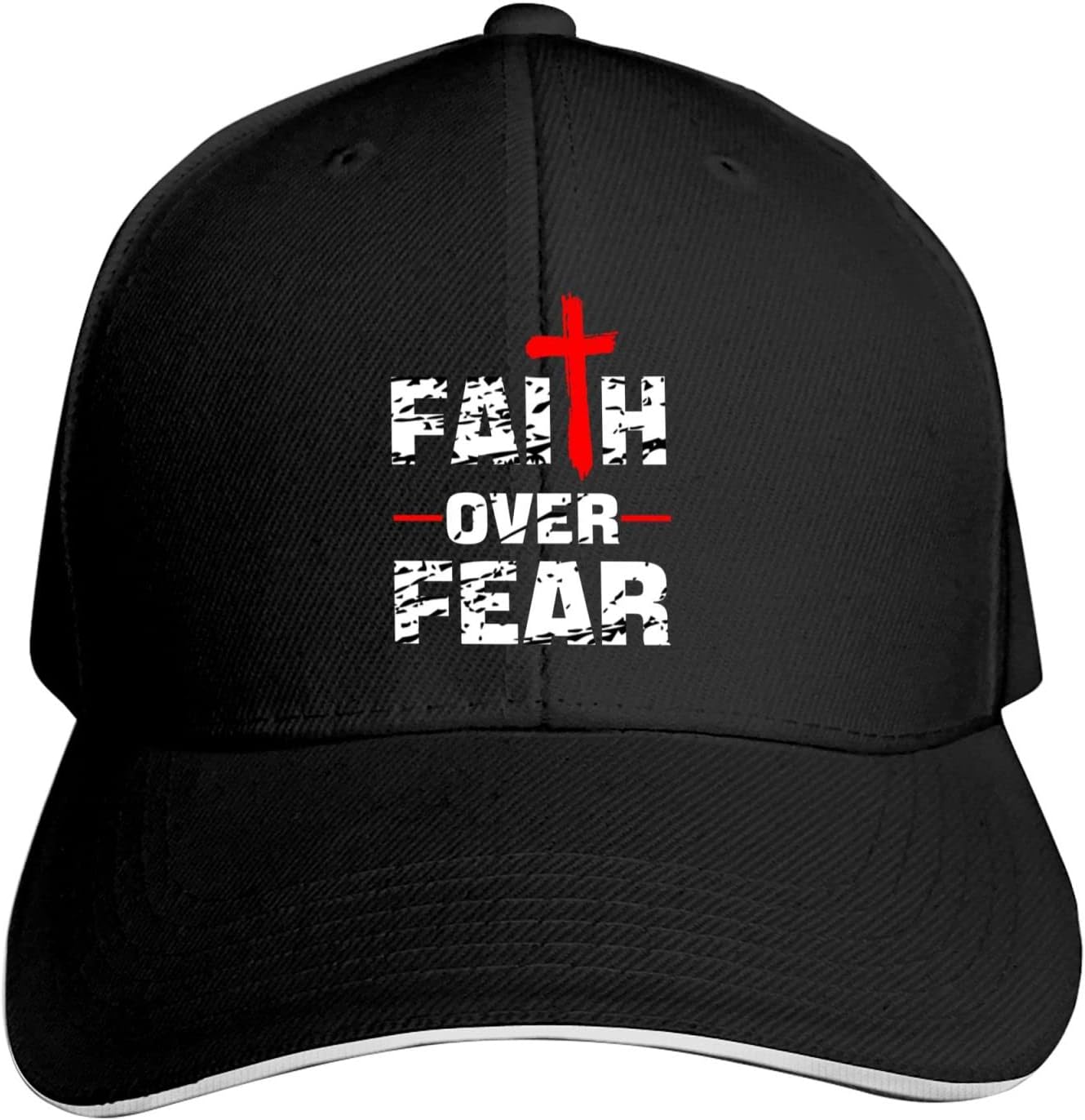 Faith Over Fear Christian Hat claimedbygoddesigns
