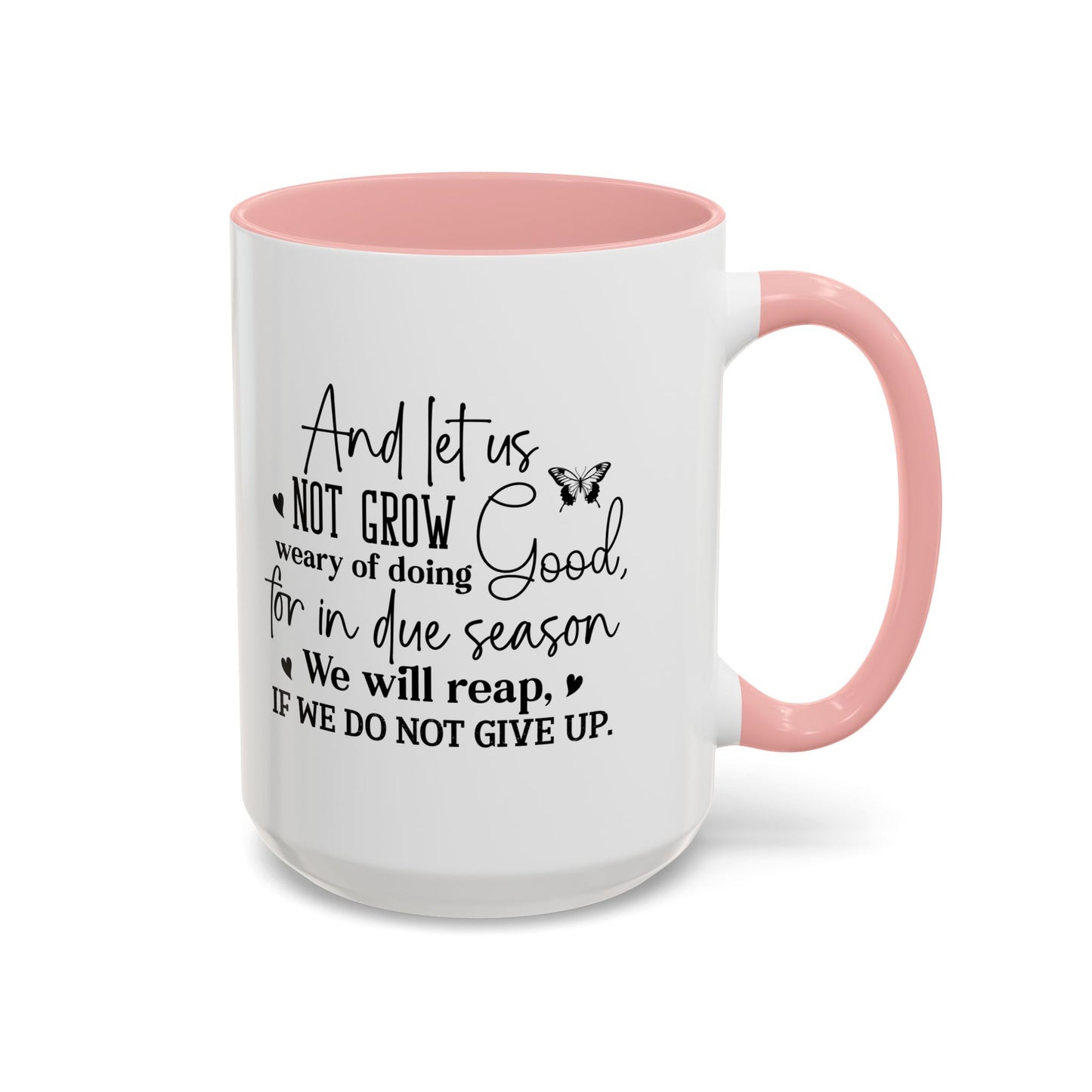 Christian Ceramic Mug - Due Season Accent Coffee Mug (11, 15oz)