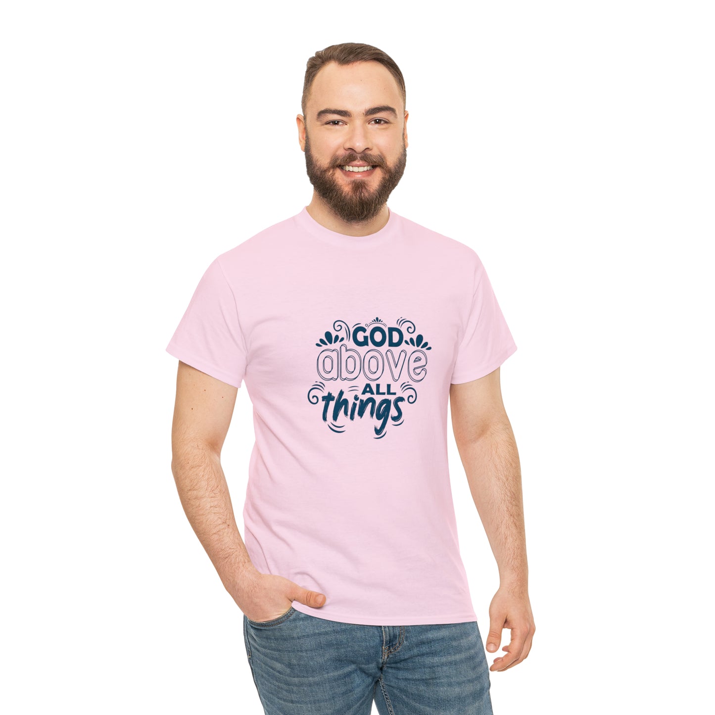 God Above All Things  Unisex Heavy Cotton Tee