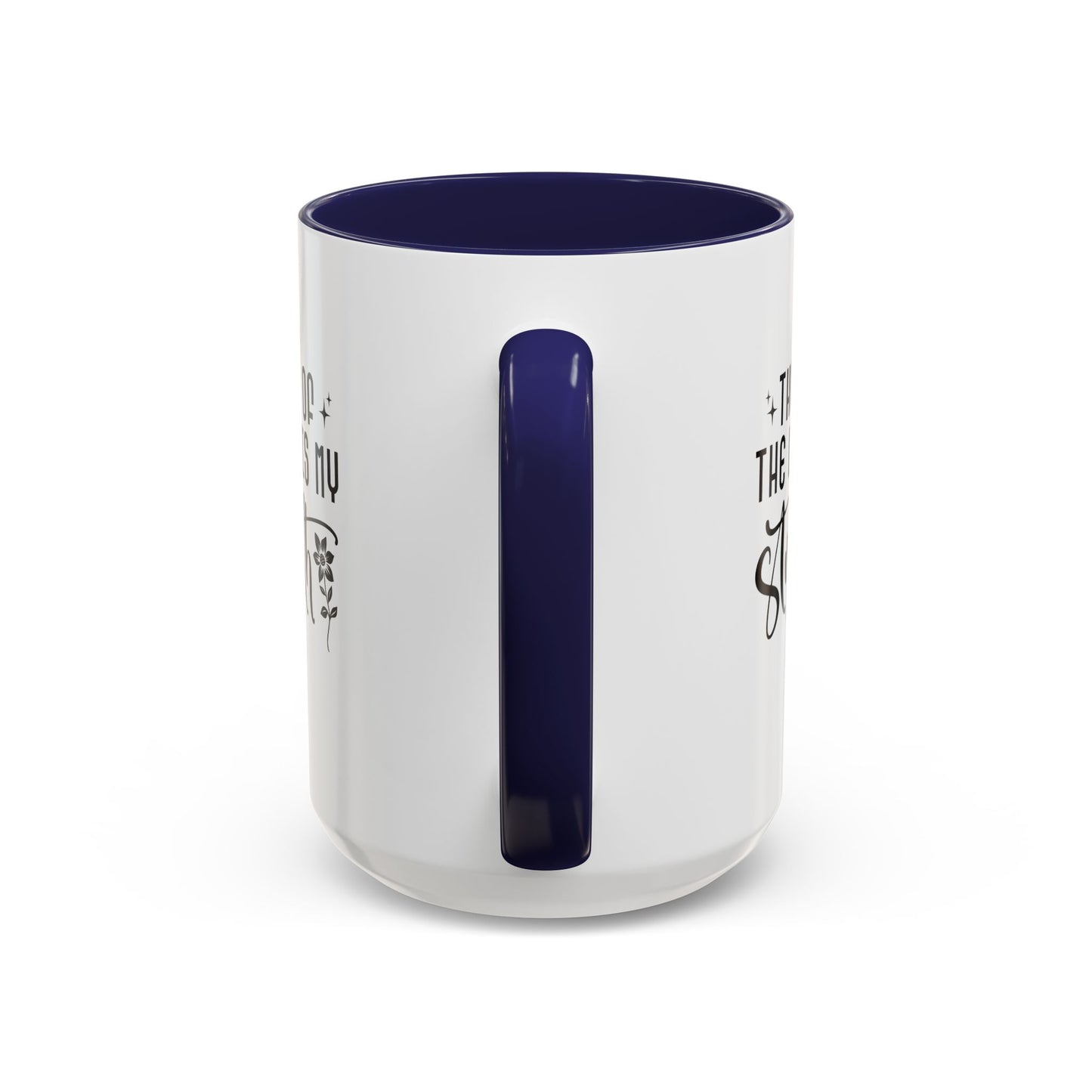 Inspirational Accent Coffee Mug - The Joy of the Lord is My Strength - Perfect for Faith Lovers