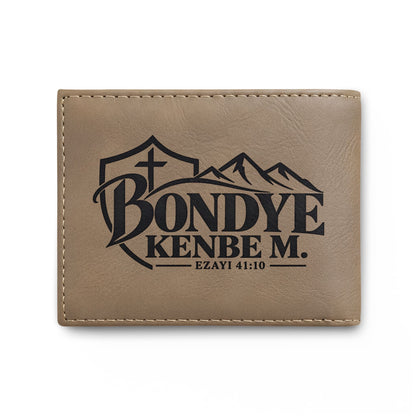 Bondye Kenbe M. Kreyòl Christian RFID wallet, view 12