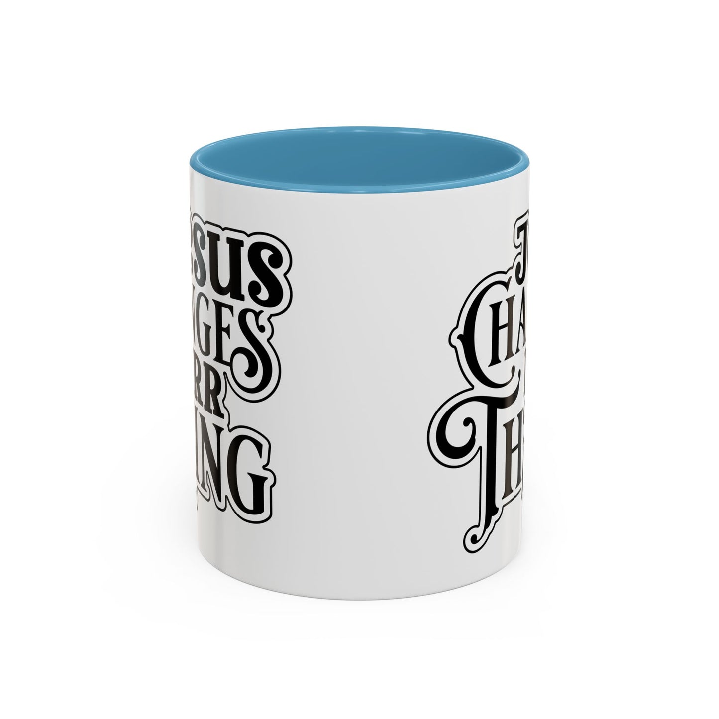 Inspirational Coffee Accent Mug - "He Changes Err Thang" - Perfect for Devotion and Gifts