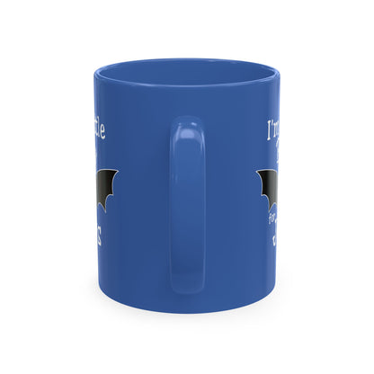 I'm a Little Batty for Jesus Mug – Christian Halloween Ceramic Coffee Cup