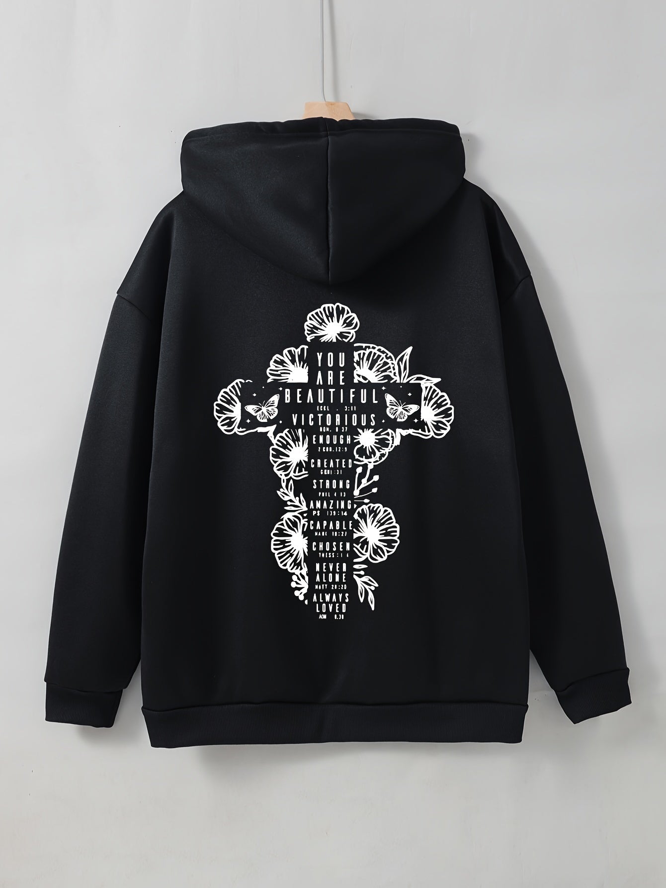 You Are Women's Christian Pullover Hooded Sweatshirt claimedbygoddesigns