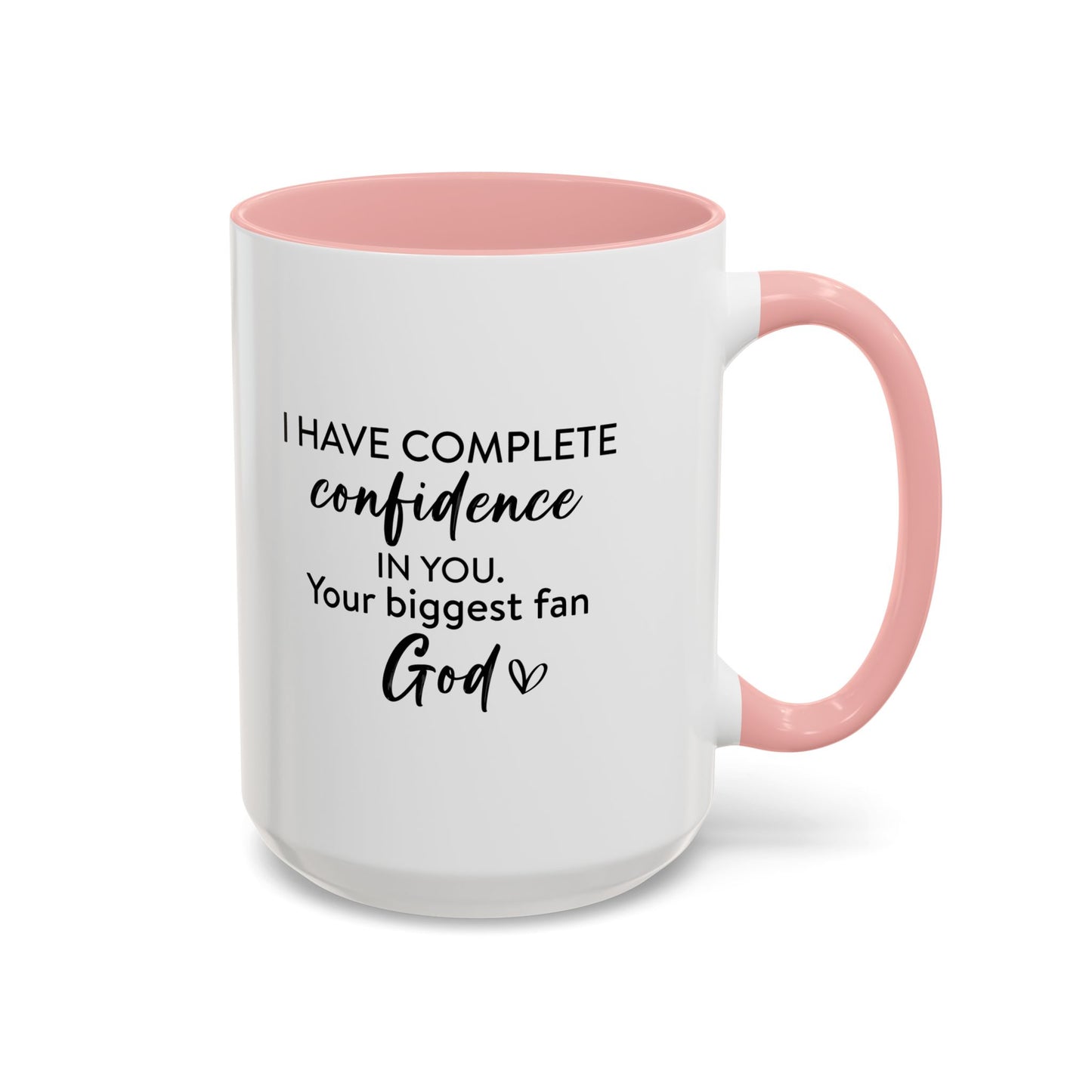 Christian Ceramic Mug- Godfidence Accent Coffee Mug (11, 15oz)