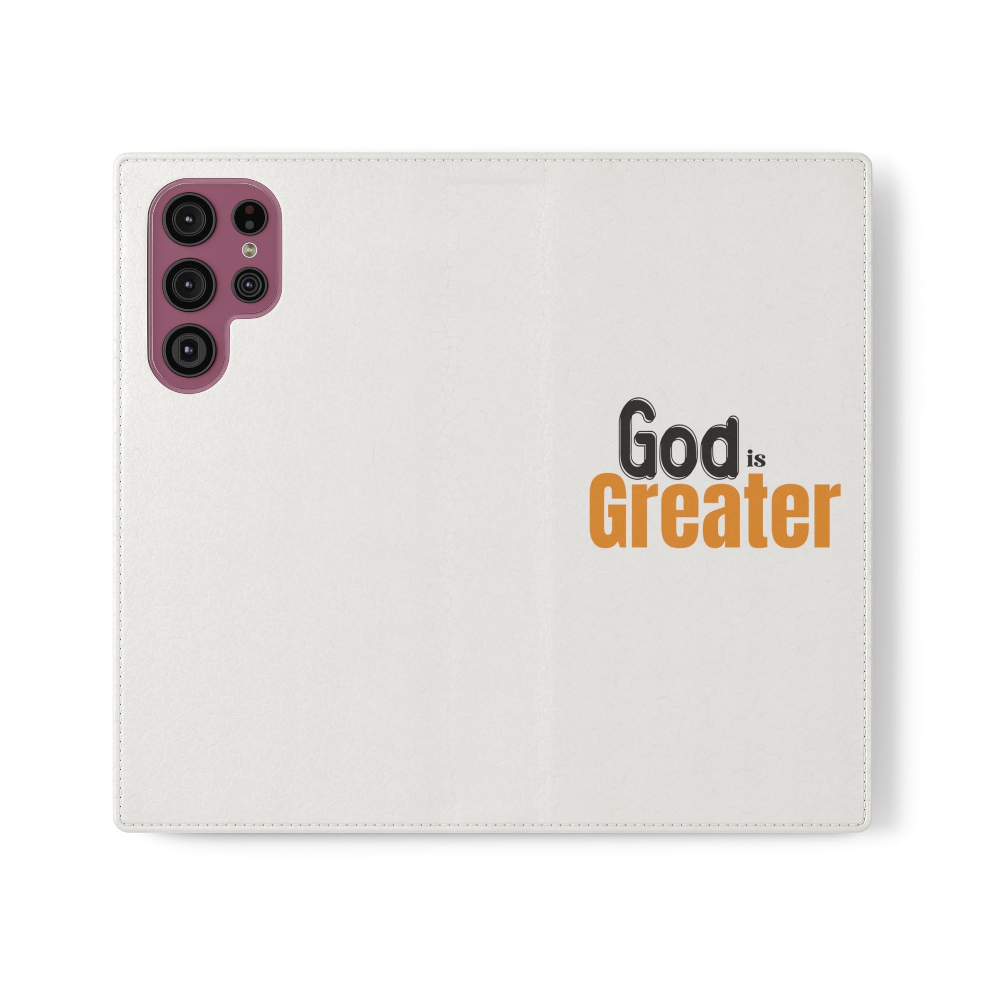 God Is Greater Christian Phone Flip Cases Printify