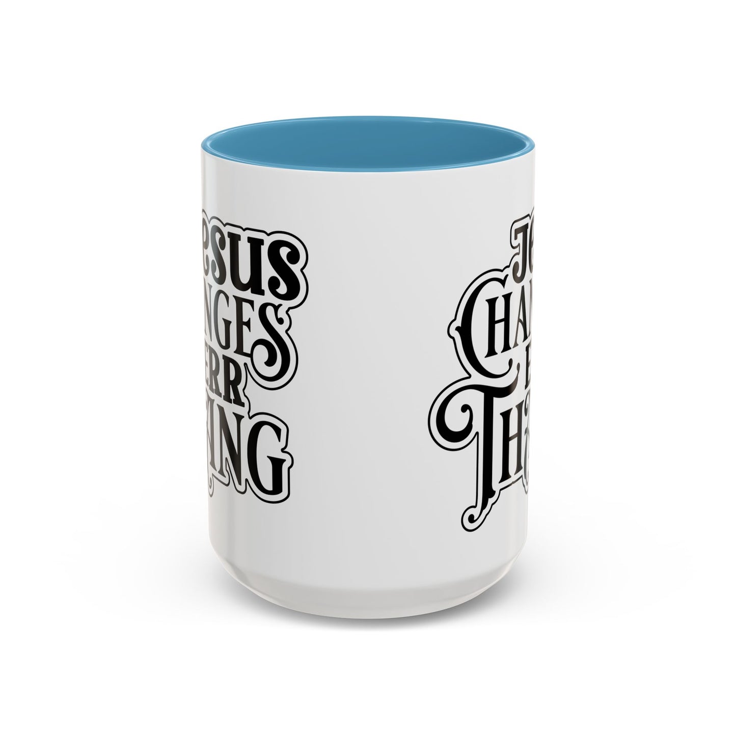 Inspirational Coffee Accent Mug - "He Changes Err Thang" - Perfect for Devotion and Gifts