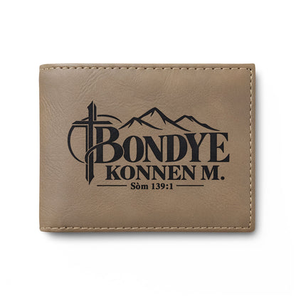Bondye Konnen M. Kreyòl Christian RFID wallet, view 5